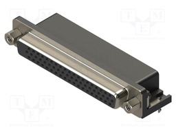 Connector: D-Sub HD; PIN: 62; socket; female; straight; THT; MHHDR