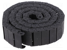 Cable chain; Series: Light; Bend.rad: 18mm; L: 1003mm; Colour: black