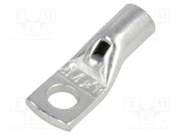 Ring tube terminal; M5; 10mm2; crimped; for cable; non-insulated