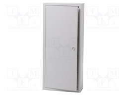 Enclosure: for modular components; IP30; light grey; steel; IK08