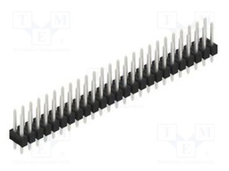 Connector: pin strips; pin header; male; PIN: 50; 2.54mm; THT; 2x25