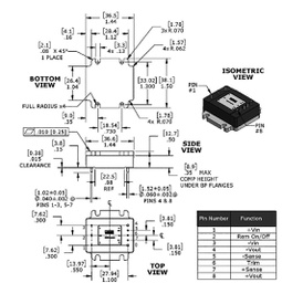 Converter: DC/DC; 48W; Uin: 9÷36V; Uout: 24VDC; Iout: 2A; DIP; 25.6g