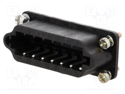 Connector: rectangular; female; Han Staf; PIN: 14; size 10A; 10A