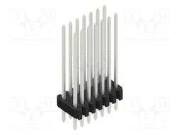 Connector: pin strips; pin header; male; PIN: 14; 1.27mm; THT; 2x7