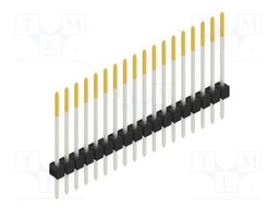 Connector: pin strips; pin header; male; PIN: 18; 2.54mm; THT; 1x18
