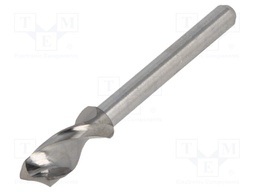 Drill bit; PCB; Ø: 4.85mm; L: 38.2mm; 1/8" (3,175mm)