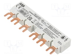 Busbar; 10mm2; Poles: 3; 690VAC; 250VDC; 6kV; Inom: 65A; fork