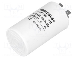 Capacitor: motors, run; 14uF; 450V; Ø40x70mm; -25÷70°C; ±5%; 3000h
