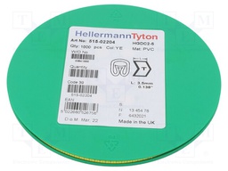 Markers for cables and wires; Label symbol: T; 2÷5mm; PVC; yellow