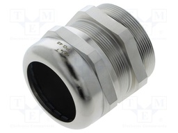 Cable gland; PG48; IP68; brass; Body plating: nickel