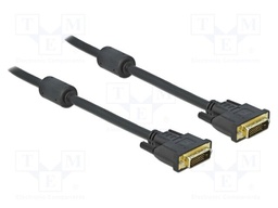 Cable; DVI-D (24+1) plug,both sides; dual link; QHD 1440p; 3m