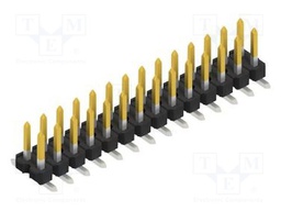 Connector: pin strips; pin header; male; PIN: 28; 2.54mm; SMT; 2x14