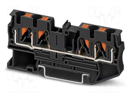 Splice terminal: rail; PT; 32A; 800V; push-in; PA; L: 35.3mm; W: 6.2mm