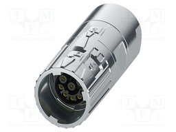 Connector: M17; plug; M17 PRO; PIN: 8; 60V; 8A; IP67; crimped
