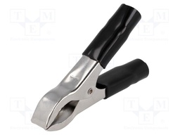 Crocodile clip; 30A; Grip capac: max.25mm; Overall len: 80mm