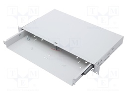 1U; Enclosures accessories: telescopic patch panel