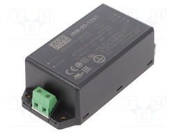 Power supply: switched-mode; modular; 80W; 12VDC; 109x52x33.5mm
