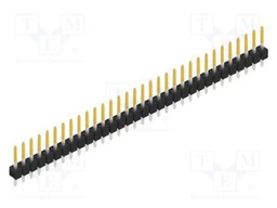 Connector: pin strips; pin header; male; PIN: 32; 2.54mm; THT; 1x32