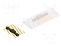 Connector: pin strips; pin header; male; PIN: 11; 2.54mm; SMT; 1x11