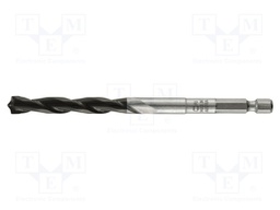 Drill bit; for concrete; Ø: 4mm,5/32"; L: 100mm; metal; blister