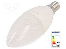 LED lamp; warm white; E14; 230VAC; 806lm; 7.5W; 2700K; CRImin: 80