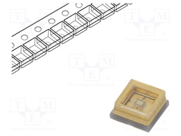 LED; UV-C; 3535; 120°; 150mA; λd: 270-285nm; 3.45x3.45x1.78mm; 5÷8V