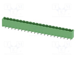 PCB headers, nominal cross section: 2.5 mm?, color: green, n