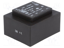 Transformer: encapsulated; 7VA; 230VAC; 12V; 583mA; Mounting: PCB