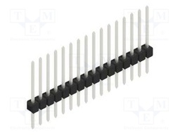 Connector: pin strips; pin header; male; PIN: 16; 2.54mm; THT; 1x16