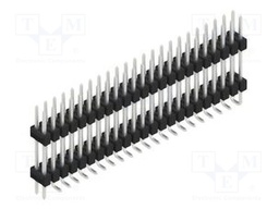 Connector: pin strips; pin header; male; PIN: 46; 2.54mm; SMT; 2x23