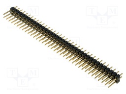 Pin header; pin strips; male; PIN: 72; straight; 2.54mm; THT; 2x36