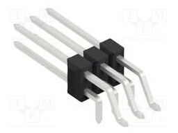 Connector: pin strips; pin header; male; PIN: 6; 2.54mm; SMT,THT