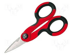 Scissors; for cables; Tool length: 145mm; Working part len: 34mm