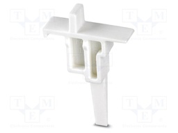 Locking element; PA; W: 8.2mm; H: 12mm; Body: white