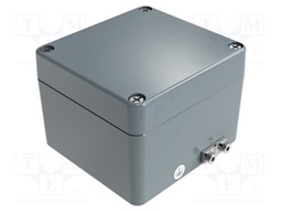 Enclosure: multipurpose; X: 75mm; Y: 80mm; Z: 57mm; aluminium; IP66