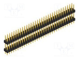 Connector: pin strips; pin header; male; PIN: 64; 2.54mm; THT; 2x32
