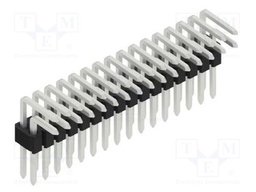 Connector: pin strips; pin header; male; PIN: 32; 1.27mm; THT; 2x16