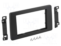 Radio frame; Renault; 2 DIN; black
