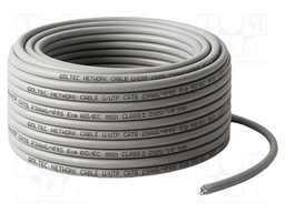 Wire; U/UTP; 4x2x23AWG; 6; wire; Cu; PVC; grey; 50m