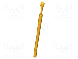 Test needle; Operational spring compression: 4mm; 8A; Ø: 2.3mm