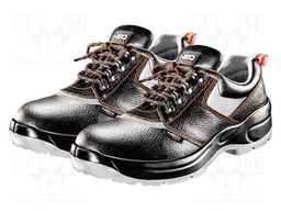 Shoes; Size: 46; black-white; chamois; oils,slip,solvent