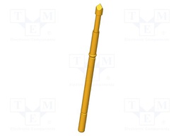 Test needle; Operational spring compression: 4mm; 5A; Ø: 1.8mm