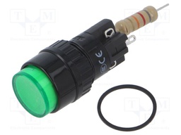 Switch: push-button; Pos: 2; SPDT; 2A/220VAC; 0.1A/220VDC; ON-(ON)