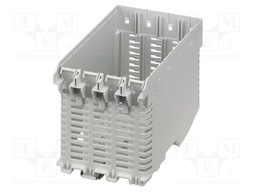 Enclosure base; grey; UL94V-0; ME-IO 75,2; for DIN rail mounting