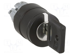 Switch Actuator, Black, Schneider Harmony XB4 Series 22mm Key Selector Switches