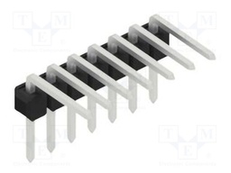 Connector: pin strips; pin header; male; PIN: 7; 2.54mm; THT; 1x7