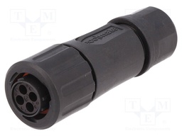 Connector: circular; Series: eco|mate Aquarius; plug; female; 500V