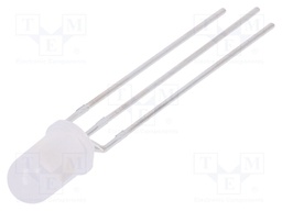 LED; 5mm; bicolour; yellow/yellow green; 45÷110mcd; 170÷390mcd