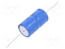 Capacitor: electrolytic; THT; 2.2mF; 63VDC; Ø21x38mm; ±20%; 8000h