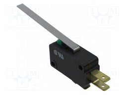 Microswitch SNAP ACTION; with lever; SPDT; 1A/250VAC; ON-(ON)